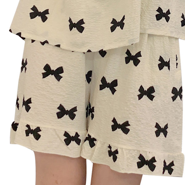 Dam Pyjamas Set Ärmlös Söta Cartoon Tryck Lösa Levande Färger Dam Nattkläder för Vår Sommar Hem Slips XL