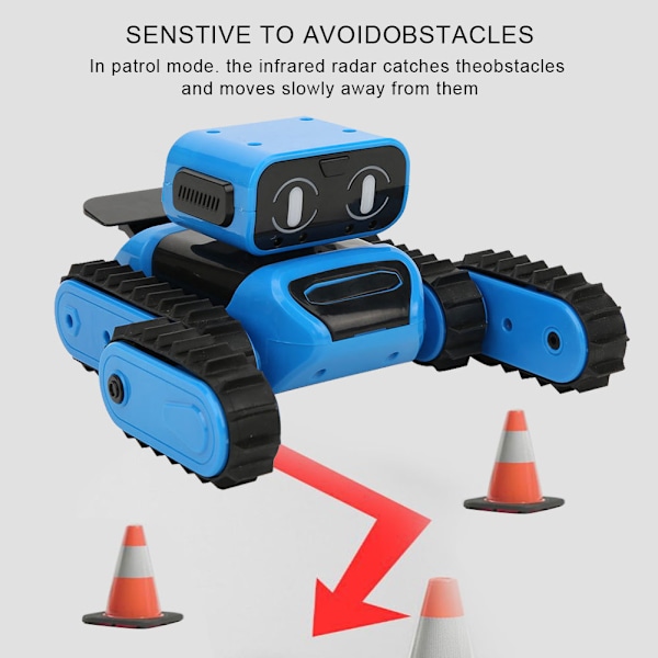 Robotleketøy DIY Montering Programmerbar Barn Utdanningsrobotleketøy Gave Fjernkontrolltype