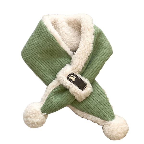 Gutter Jenter Skjerf Varm Vinter Høst Barn Krage Skjerf Halsvarmer Barnesjal 2-6 år, 75 x 10 cm[TT]