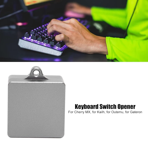 Tangentbordsbrytareöppnare för Cherry MX för Kailh för Outemu för Gateron Mekaniskt Tangentbord Metallmagnet Matt Brytareöppnare Grå