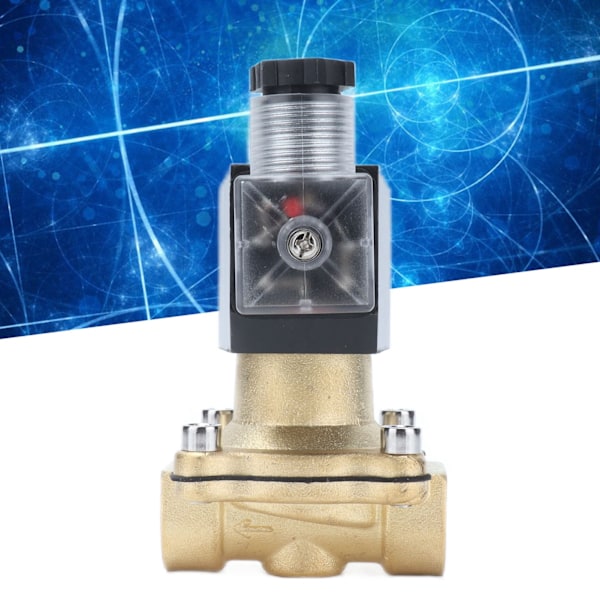 Solenoidventil 2-vejs Normalt Åben Messing Membran Type Værktøjer til Automatisering Udstyr 2W‑15KAC380V