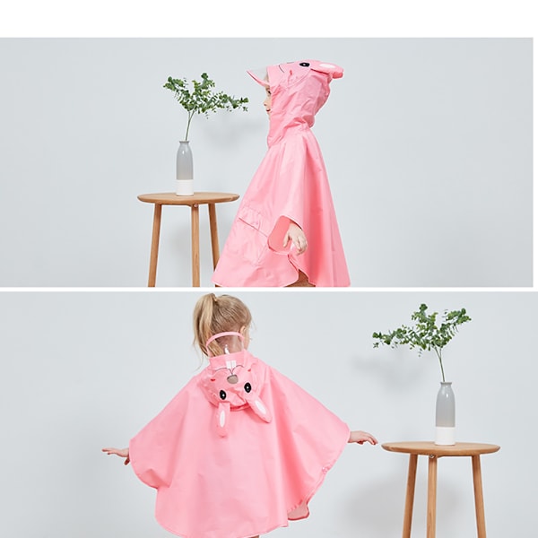 Regnponcho barn regnkappa tjejer pojkar 100% regntät bärbar vikbar regnjacka barn regn poncho cykel med förvaringsväska regnjacka