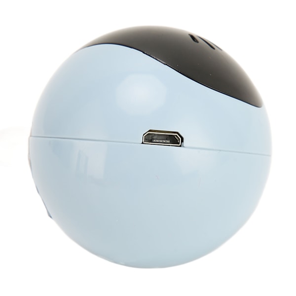 Automatisk Kattboll Leksak Touch Control USB Laddningsbar Interaktiv Smart Kattunge Rullande Boll med LED Färgrik Ljus Blå