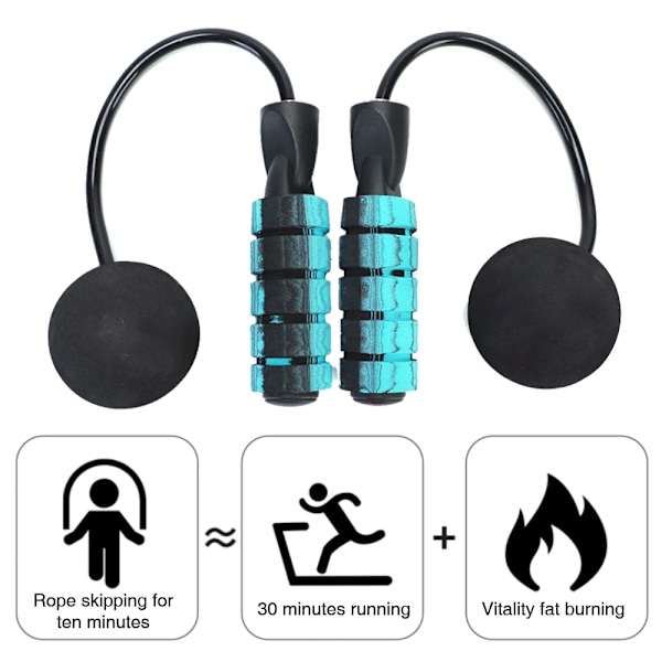 Hoppetov, Vægtede Ropeless Springtov til Fitness, Tangle-Free Hurtig Hastighed Springtov Træning