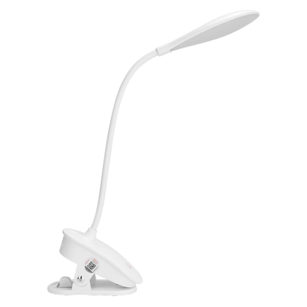 2W White Light LED Clamp Table Lamp Touch Switch USB Charging Three Modes (Elliptical Lamp)