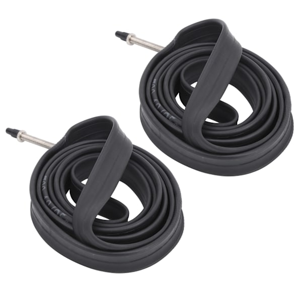 2 kpl Sisäkumit Vaihto Renkaat Butyylikumi Polkupyörä Taittuva Pyörä Rengas 700 x 23/25C Ranska Venttiili 60 mm