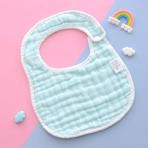 Baby-Sutterklæder Lap-Skulder Drool Klud Justerbar Multi-Brugs Sjal Sutterklæder 8-Lag 100% Økologisk Bomuld Med Super Absorberende