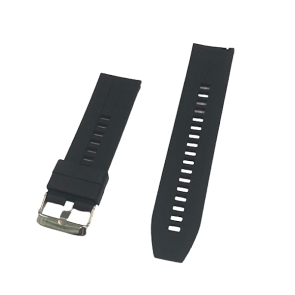 Sport Armband i Silikon 22 mm för Huawei Watch GT2/GT3 – Svart