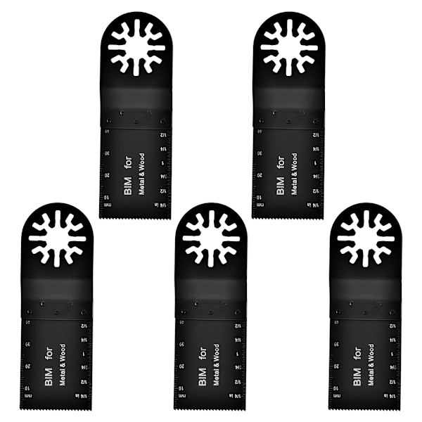 5 stk. 32mm HCS Multifunktionelt Oscillerende Savblad