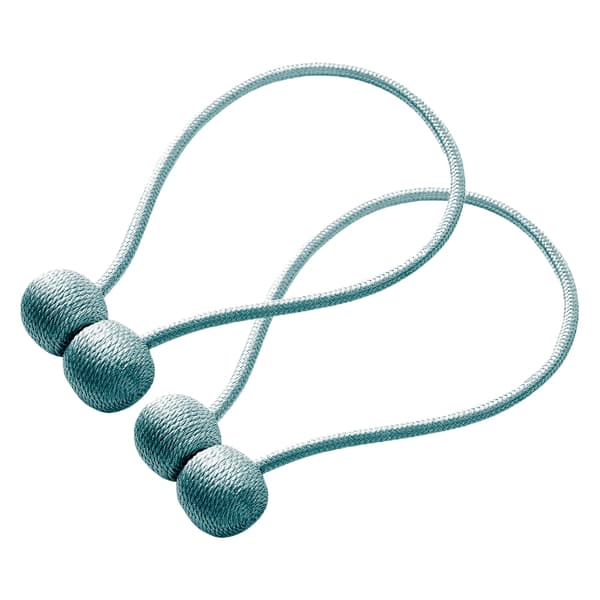 Magnetisk Gardinholder for Gardin 112 Gråblå 2-Pack