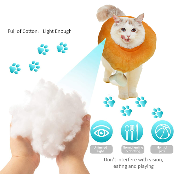 1 st kattkrage katt halsring kycklingbenring katt husdjur huvudskydd anti-slickande, postoperativ reparation anti-slickande