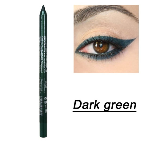 Vattentät Eyelinerpenna - Smudge-Proof - Långvarig, Krämig & Blendbar Formel - Spetsbar Spets