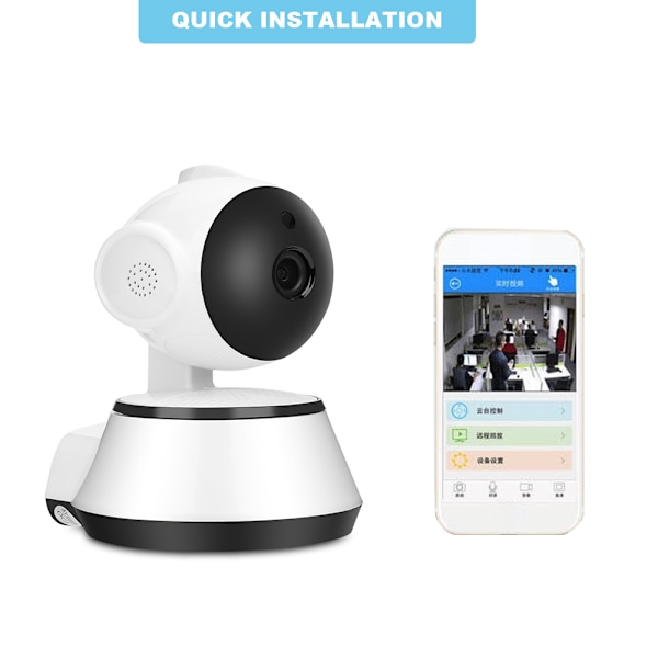 Langaton vauvanvalvontakamera, kaksisuuntainen intercom, vauvanvalvonta, 110‑240VUS-pistoke