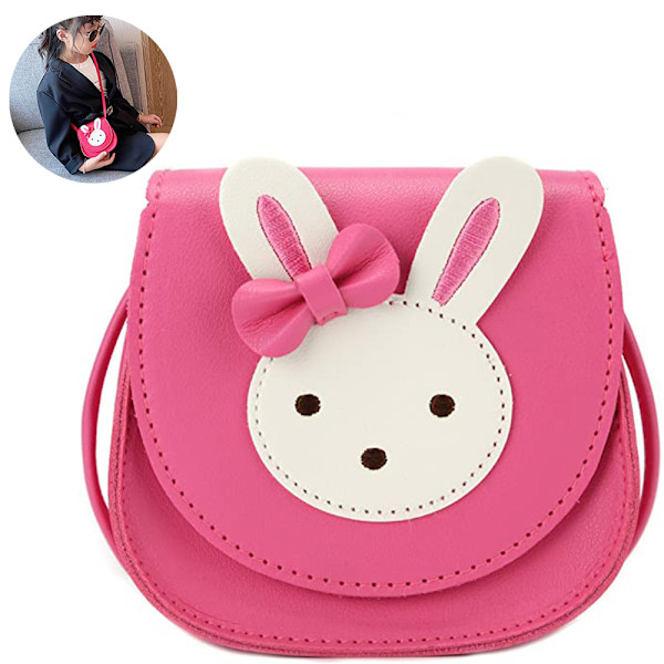 Bue Crossbody Veske, PU Skulderveske for Jenter og Småbarn