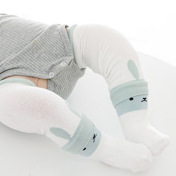 Baby Knæbeskyttere til Krabling, Unisex Baby Anti-Slip Knæbeskyttere, Småbørns Knæpuder Sikkerhedsbeskyttende Dækning, Åndbare Sokker