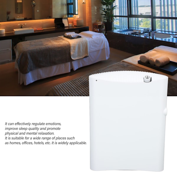Doftdiffusor utan vatten, långvarig, känslomässig reglering, stor räckvidd, kropp och sinne avslappning, aromatisk maskin, EU-kontakt, 100‑240V