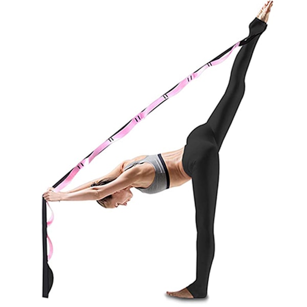 Yogastrap för Stretching, Ländryggsmärta Relief Stretching | Tålig Icke-elastisk Nylonrem