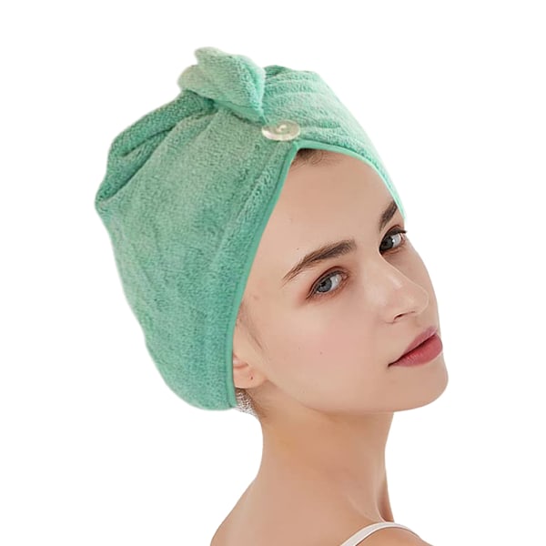 3-pack Snabb Torkande Hårhandduk för Kvinnor - Absorberande Hårwrap Turban Snabbtorkande Mikrofiber Hårhandduk