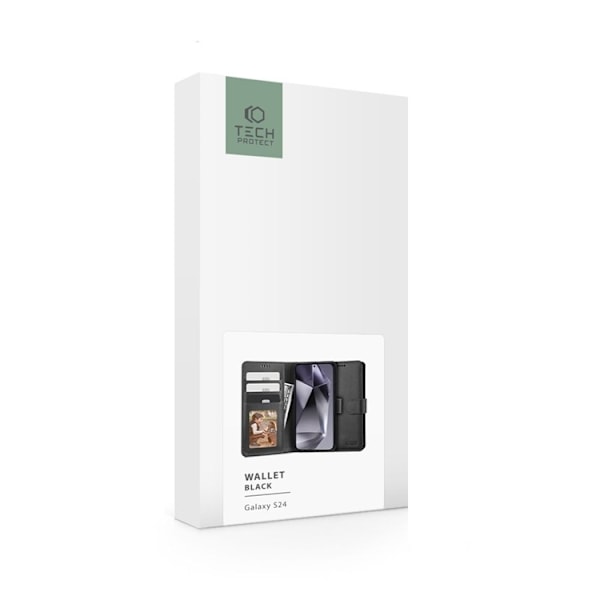 Tech-Protect Plånboksfodral till Galaxy A55 5G - Svart