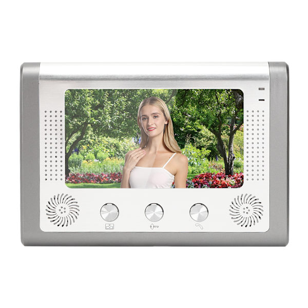 7 tum nattseende dörrklocka TFT ID-kort intercom kamera videodörrtelefon 100-240VUK-kontakt