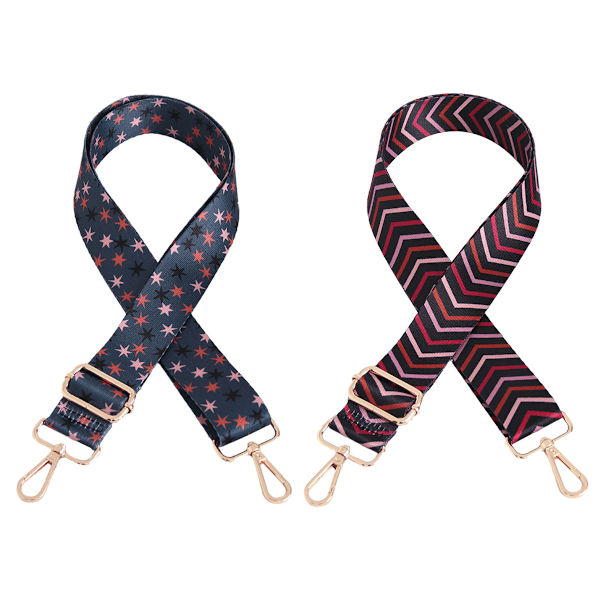 2 stk Justerbare Håndtaske Remme Brede Pungremme Udskiftning Skulder Crossbody Taske Rem
