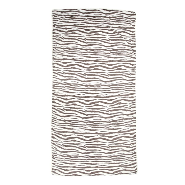Dam Koralfleece Varma Handduk Wrap Badrocka Dusch SPA Bad Brun