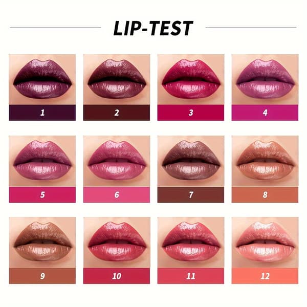 Liquid lipstick, lip gloss, lip color, smudge-proof, long-lasting lip gloss LG2524B