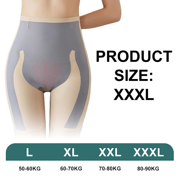 Butt Lifter Shapewear, Højtaljet Tummy Control Bukser til Kvinder, Postpartum Talje Træner Mave Former