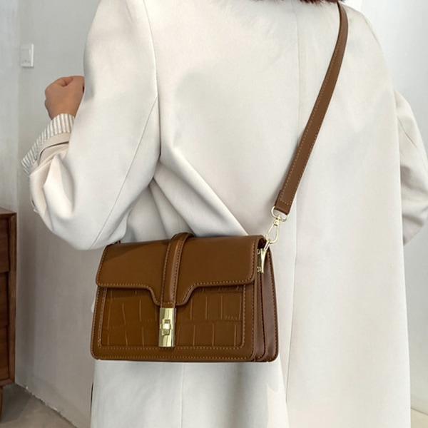 Damväska, liten crossbody-väska, axelväska, liten handväska, kuvertväska, trendig mångsidig kvällväska