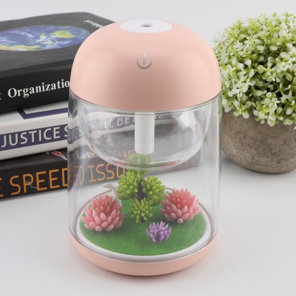 Portable USB Air Humidifier Air Purifier with Night Light for