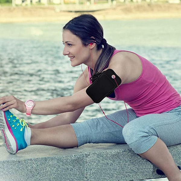 Universal Löpararmband, Armmobilhållare Sportarmband för Löpning, Fitness och Gymträning