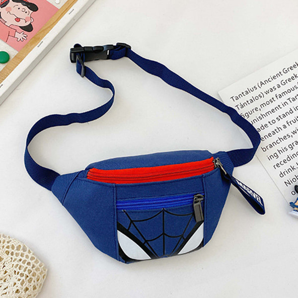 Sød Børne Brysttaske Mini Print Skuldertaske Tegneserie Anime Taljepose Messenger Taske
