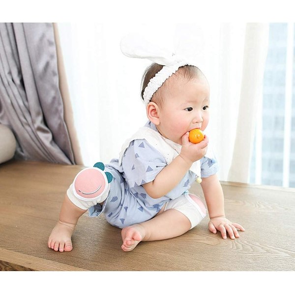 Baby Knæbeskyttere til Krabling, Unisex Baby Anti-Slip Knæbeskyttere, Småbørns Knæpuder Sikkerhedsbeskyttende Dækning
