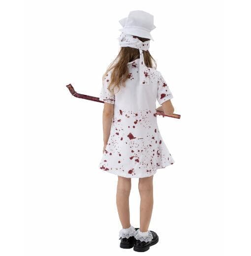 Halloween Blodig Sykepleierkostyme For Barn M