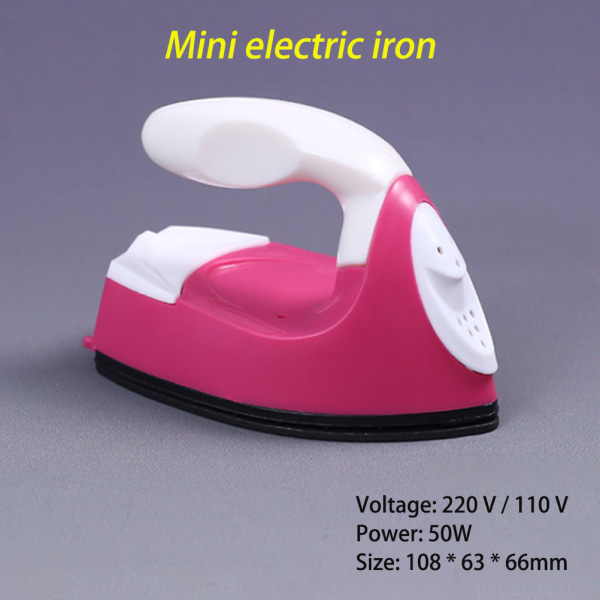 Mini Electric Iron Bärbart resestrykjärn för college och resor