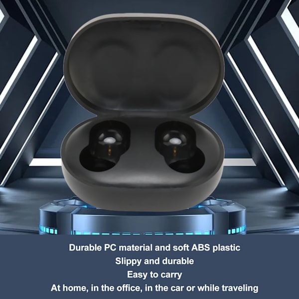 Laddningsfodral för Redmi AirDots 2 med USB-kabel, Svart