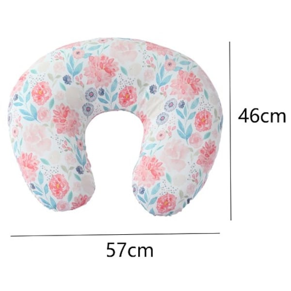 Kukkallinen imetystyynynpäällinen, vauvan imetystyynynpäällinen, vastasyntyneen imetystyynynpäällinen, pehmeä kangas sopii vauvoille