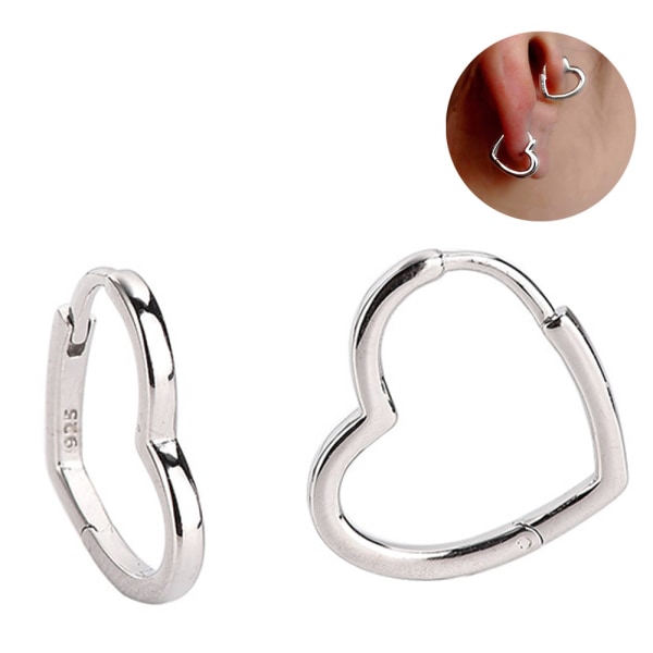 Stainless Steel Simple Geometric Big Hoop Earring For Women