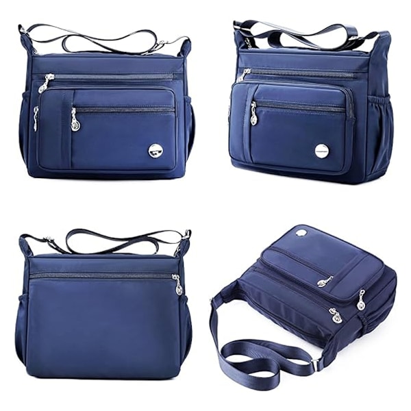 Crossbody-väskor för kvinnor Trendig axelremsväska Crossbody-väska för kvinnor Vattentät Lätt Casual Axelhandväska Plånbok Ryggsäck