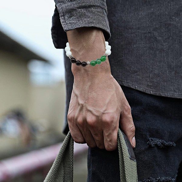 Skyddsarmband för skydd ger tur och välstånd Hematit Blacke armband