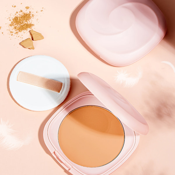 Makeup Palette Puder, Lätt & Transparent Täckning Vattentät Talkfri Ansikte