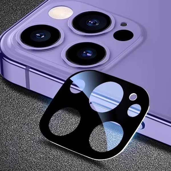 [2-Pakkaus] iPhone 12 Pro Max Linssisuoja Karkaistua Lasia - Musta