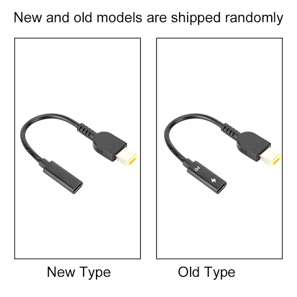 Typ C Honkontakt för Thinkpad Kvadratisk Gränssnitt 11mm x 4.5mm Hanadapterkabel