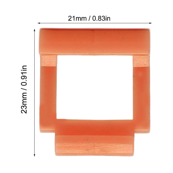 10 st PCIE Riserkort Hållare PCIE till USB3.0 Säker Fästning Hållbar Hård Plast PCIe Adapterklämmor Orange