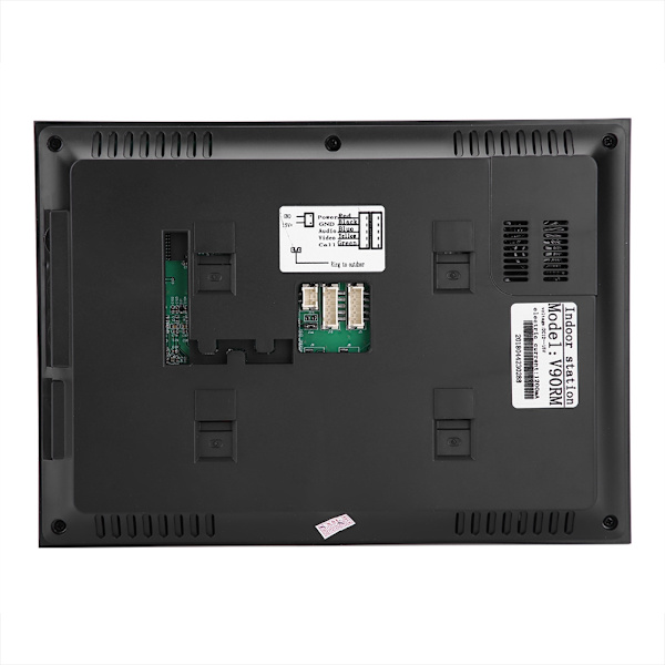 100-240V 9 tums Färg LCD Videodörrtelefon Dörrklocka Nattseende Kamera Hem Silver AU