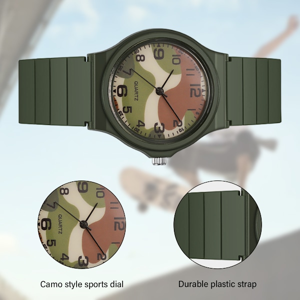 Rennomaton Unisex-kello Analogi Quartz Rannekellot Yksinkertainen Silikoniranneke 5Bar Vedenkestävä Kellot Naisille Miehille