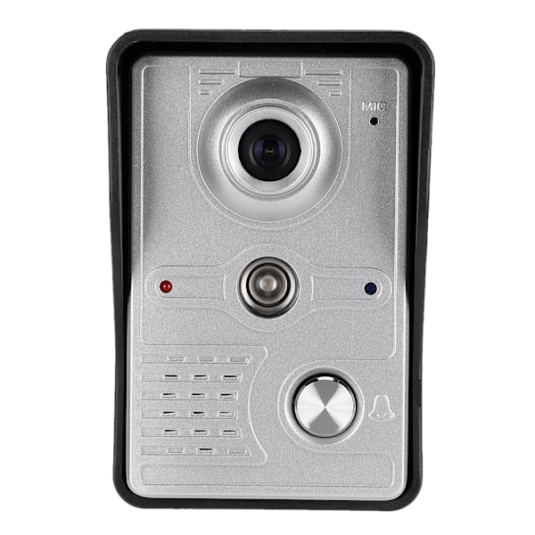7 tum Trådbunden Videodörrklocka Intercom TFT Skärm Nattseende Fjärråtkomst System 100-240VAU