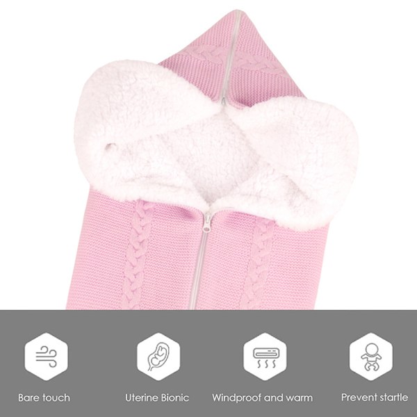 Babyfilt för swaddling, multifunktionell sovsäck för bebisar