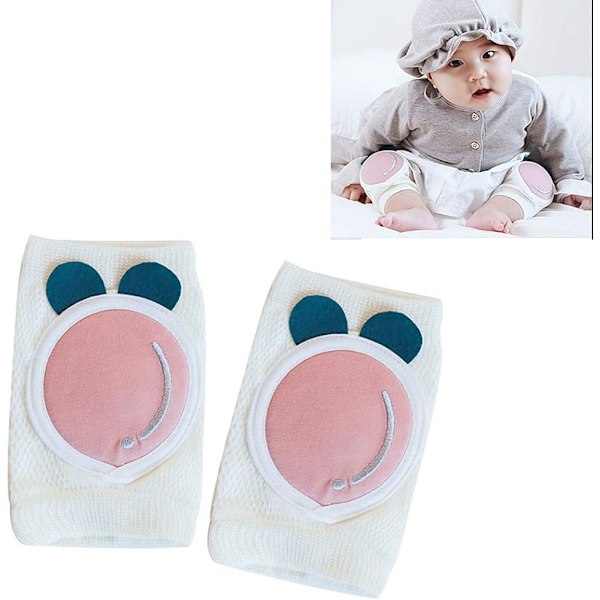 Baby Knæbeskyttere til Krabling, Unisex Baby Anti-Slip Knæbeskyttere, Småbørns Knæpuder Sikkerhedsbeskyttende Dækning