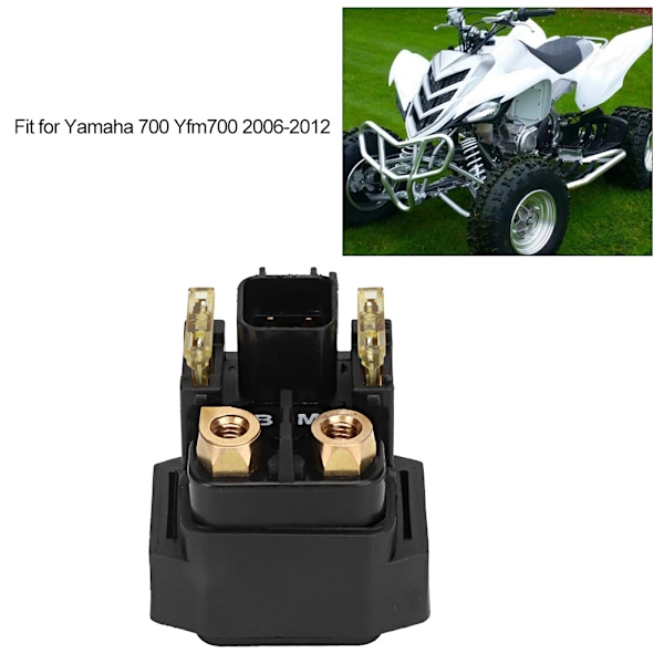 Rund Stikkontakt 20A Bil ATV Starter Solenoid Relæ Passer til Yamaha 700 Yfm700 2006-2012